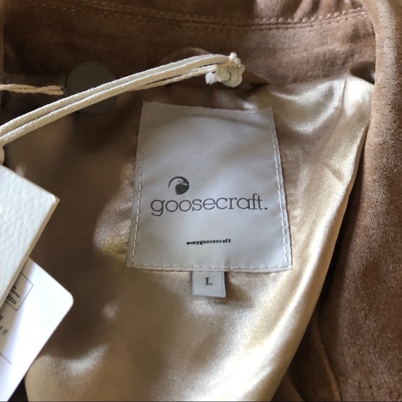 NEW blush rose gold REAL leather suede biker jacket ~ Slim fit Size M/L - Picture 4 of 6